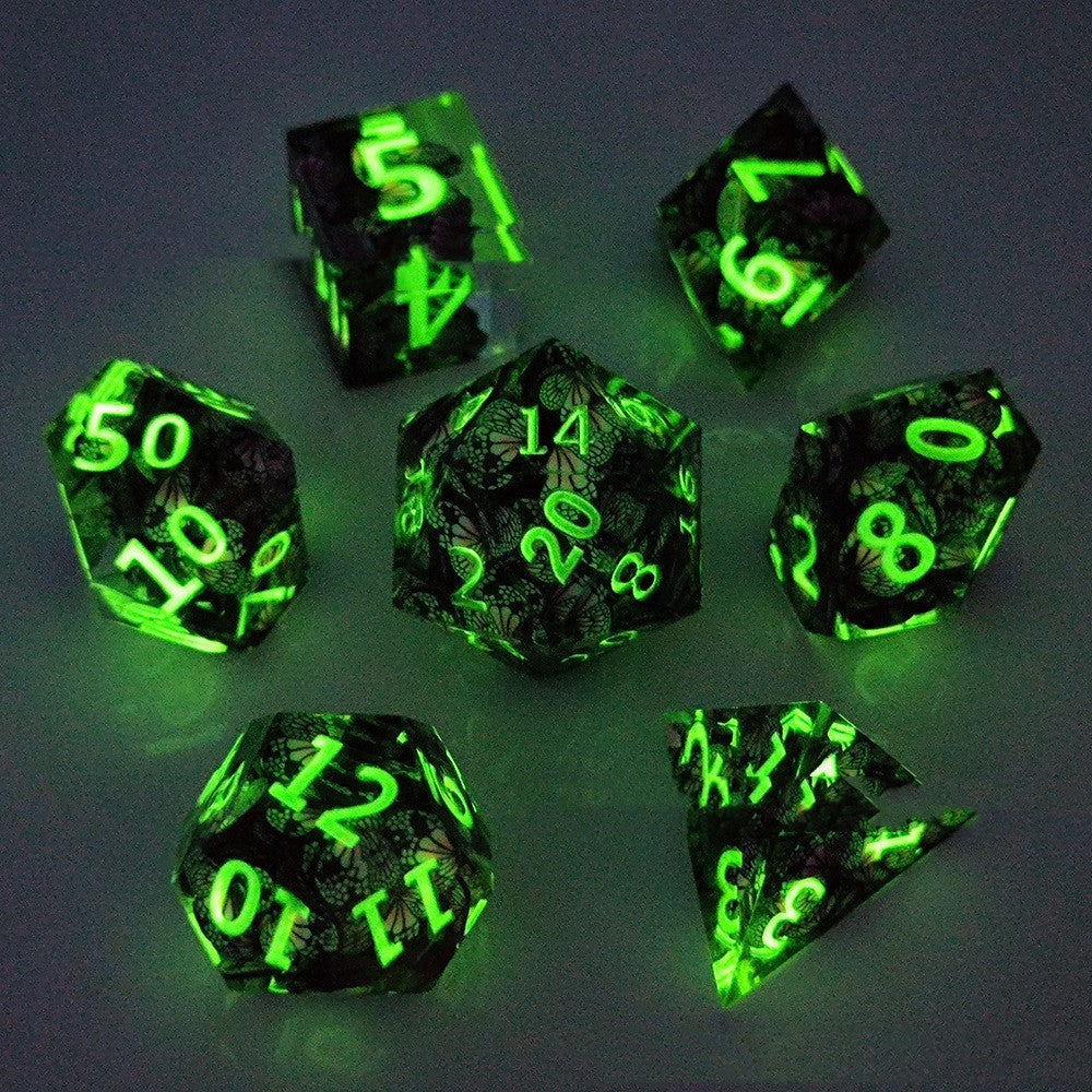 Luminous Resin Dice DND Board Game