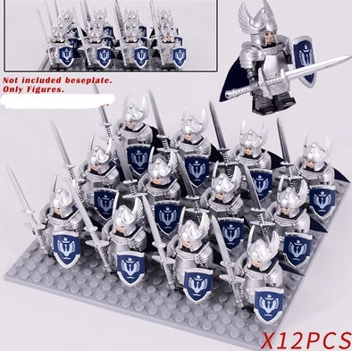 Soldiers Put Together Regimental Battle Blocks