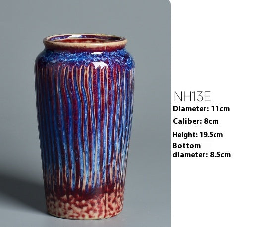 Household Green Plant Creative Jun Kiln Ceramic Flower Pot