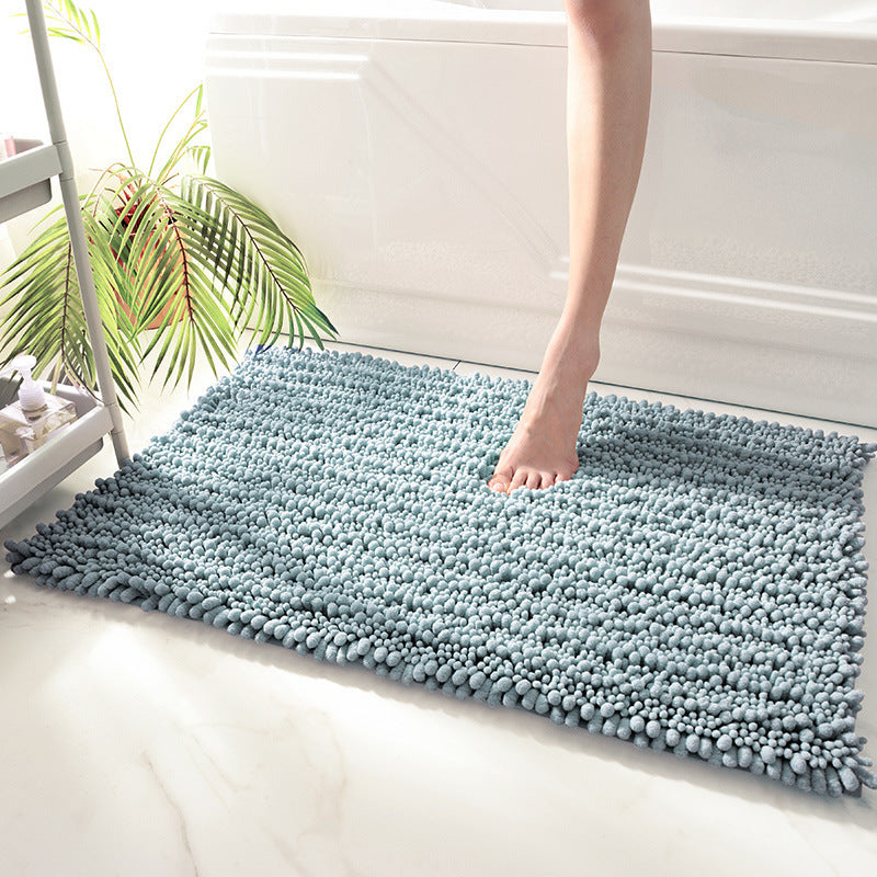 Floor Mat Bathroom Chenille Thickened Non-slip