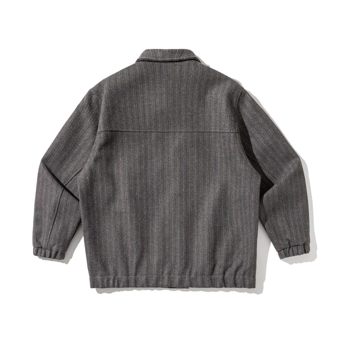 Coarse Denim Dark Stripe Casual Fashion Jacket