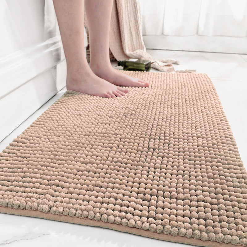 Floor Mat Bathroom Chenille Thickened Non-slip