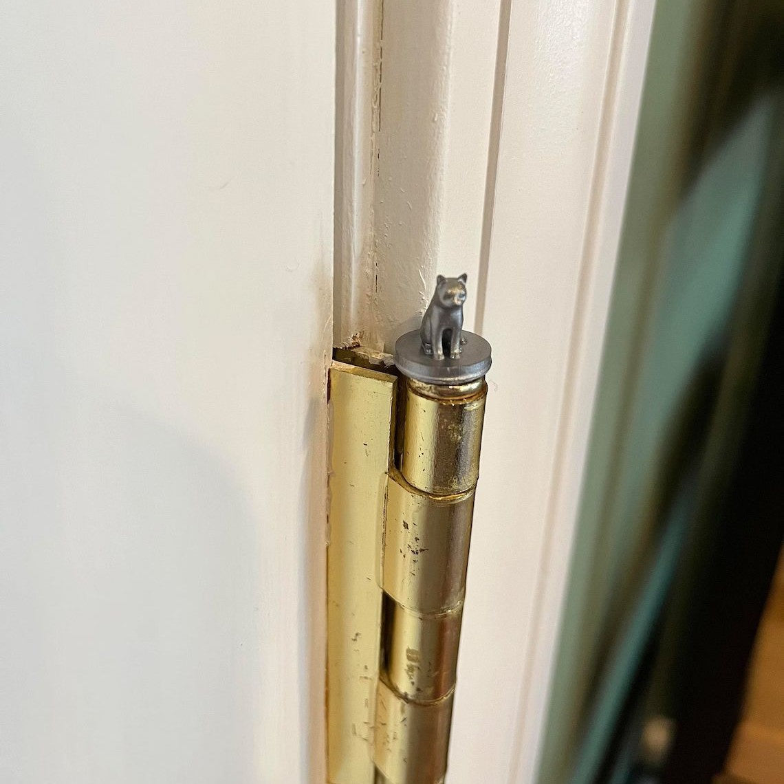 Cat Hinge Head Vintage Animal Magnetic Door Decoration