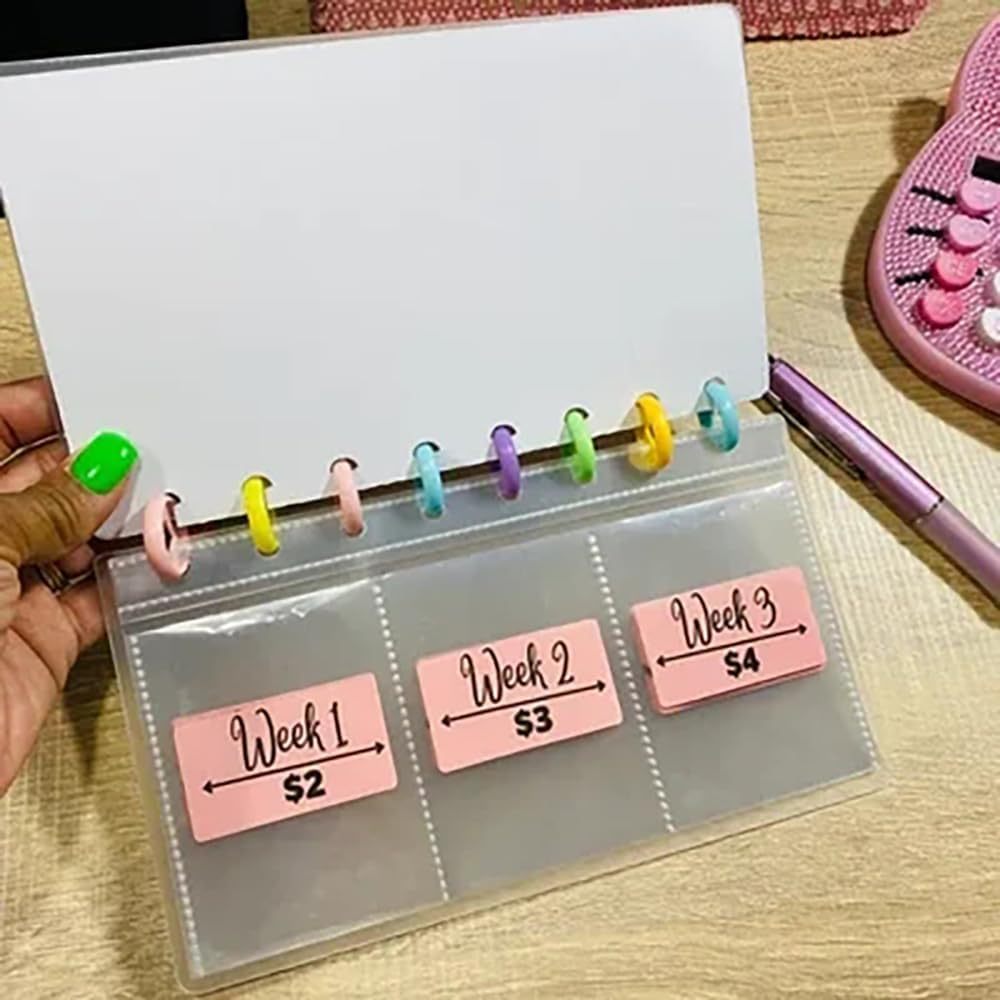 52-week Savings Challenge Loose-leaf Binder