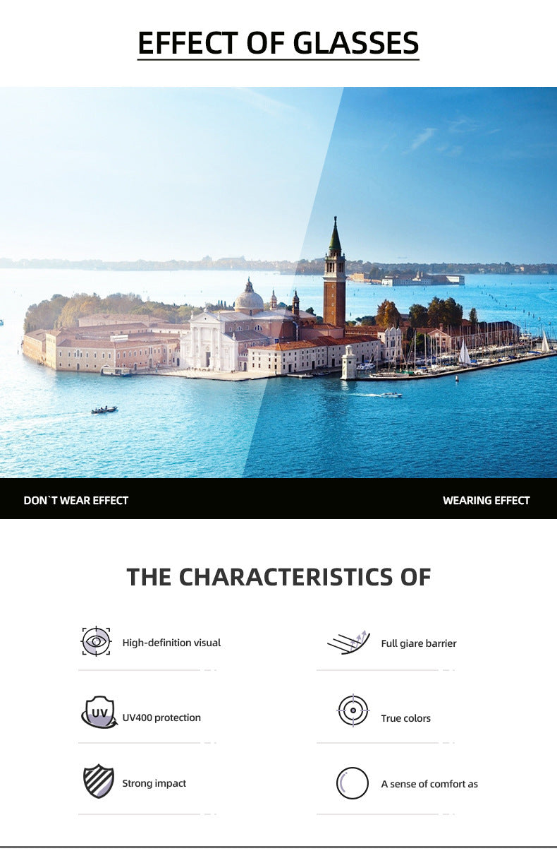 Women's Retro Cat Eye Sunglasses Large Rim Sunglasses