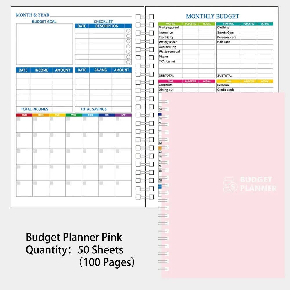 Fashion Simple Target Plan Budget Book