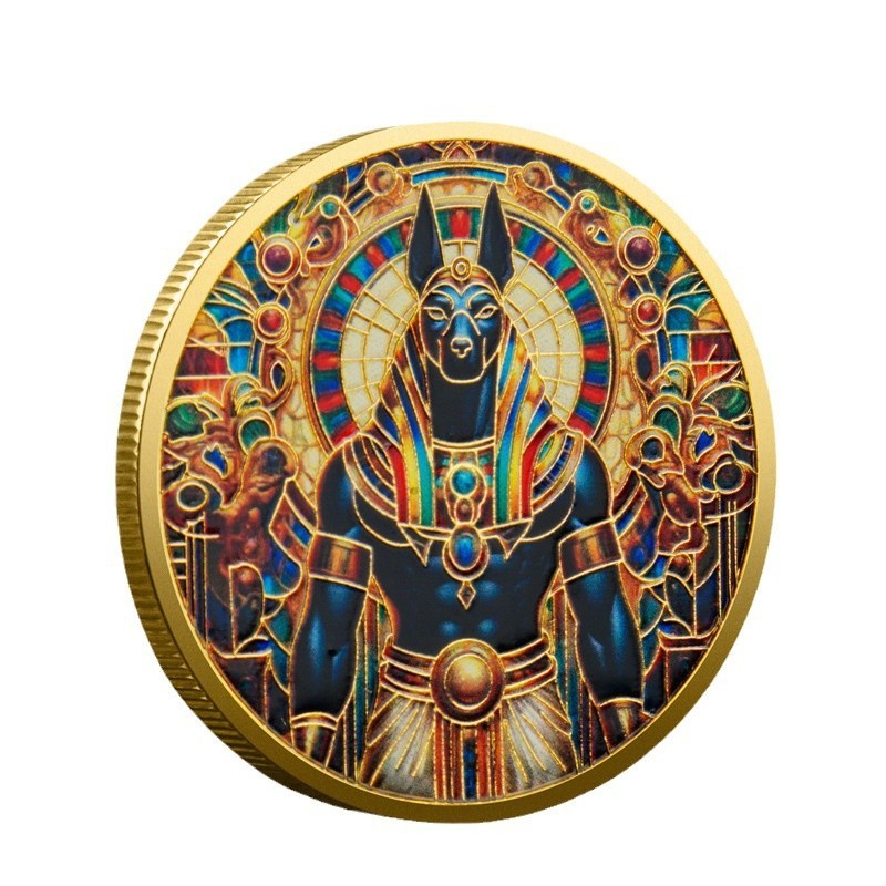 Dog Head God Nubis Commemorative Coin