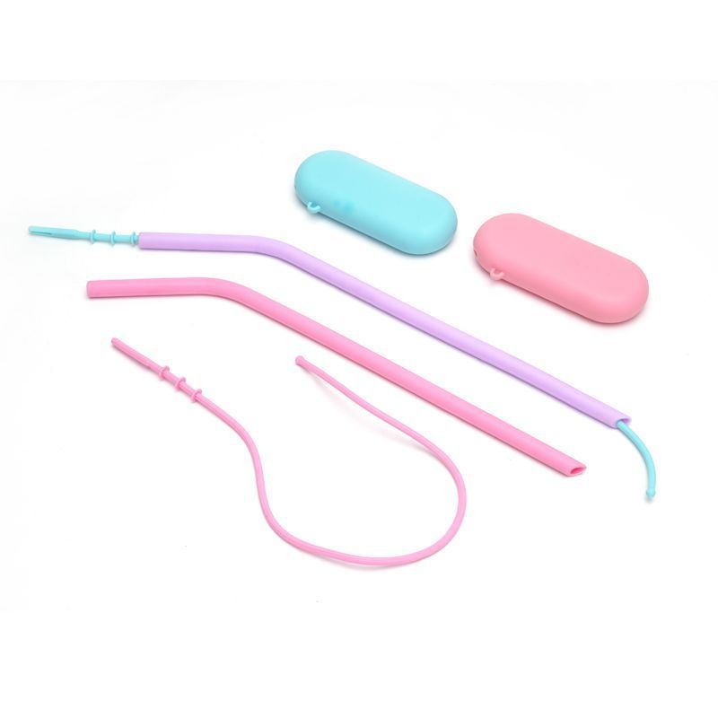 Color Silicone Straw Suit Food Grade