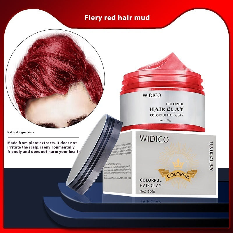 Disposable Color Hair Clay Pomade Shaping Lasting