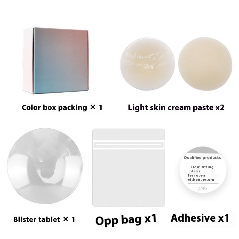 Anti Glare And Traceless Solid Silicone Nipple Patch
