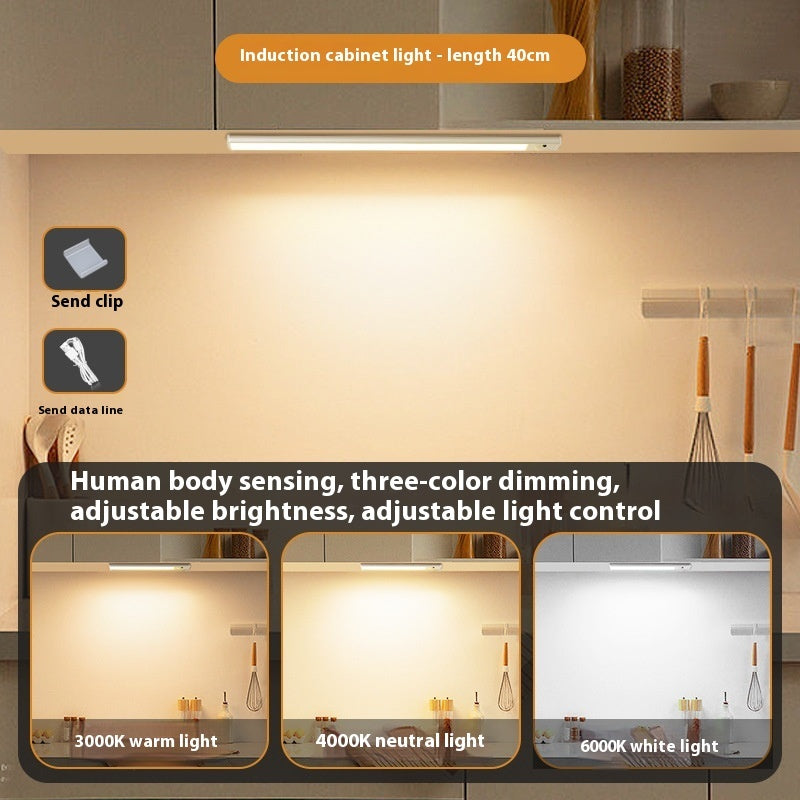 LED Cabinet Light With Rechargeable Intelligent Human Body Induction