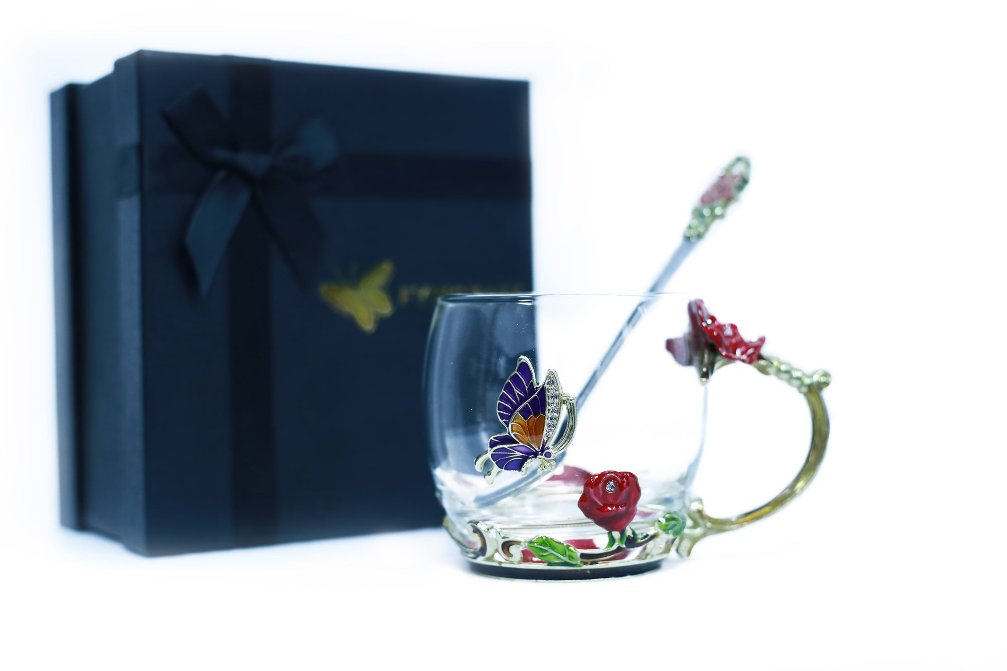 Enamel Glass Water Cup