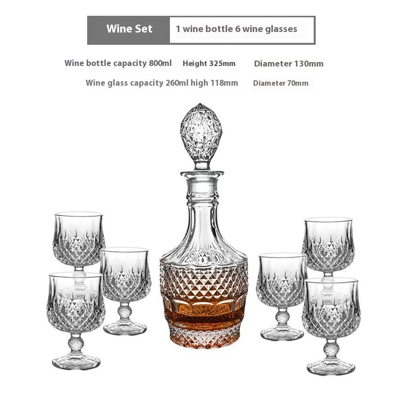 Creative Whiskey Liquor Glass Suit