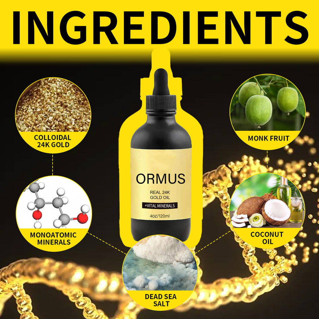 Mineral Health Drops Ormus Golden Oil 24K Drops