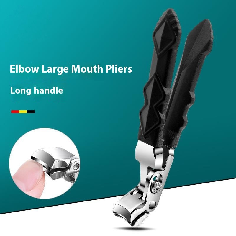 Elbow Stainless Steel Long Handle Nail Scissors