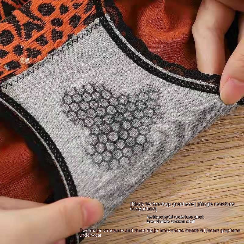 Women's Graphene Bottom Breathable Underwear Hip Lifting Triangle Shaping Pants