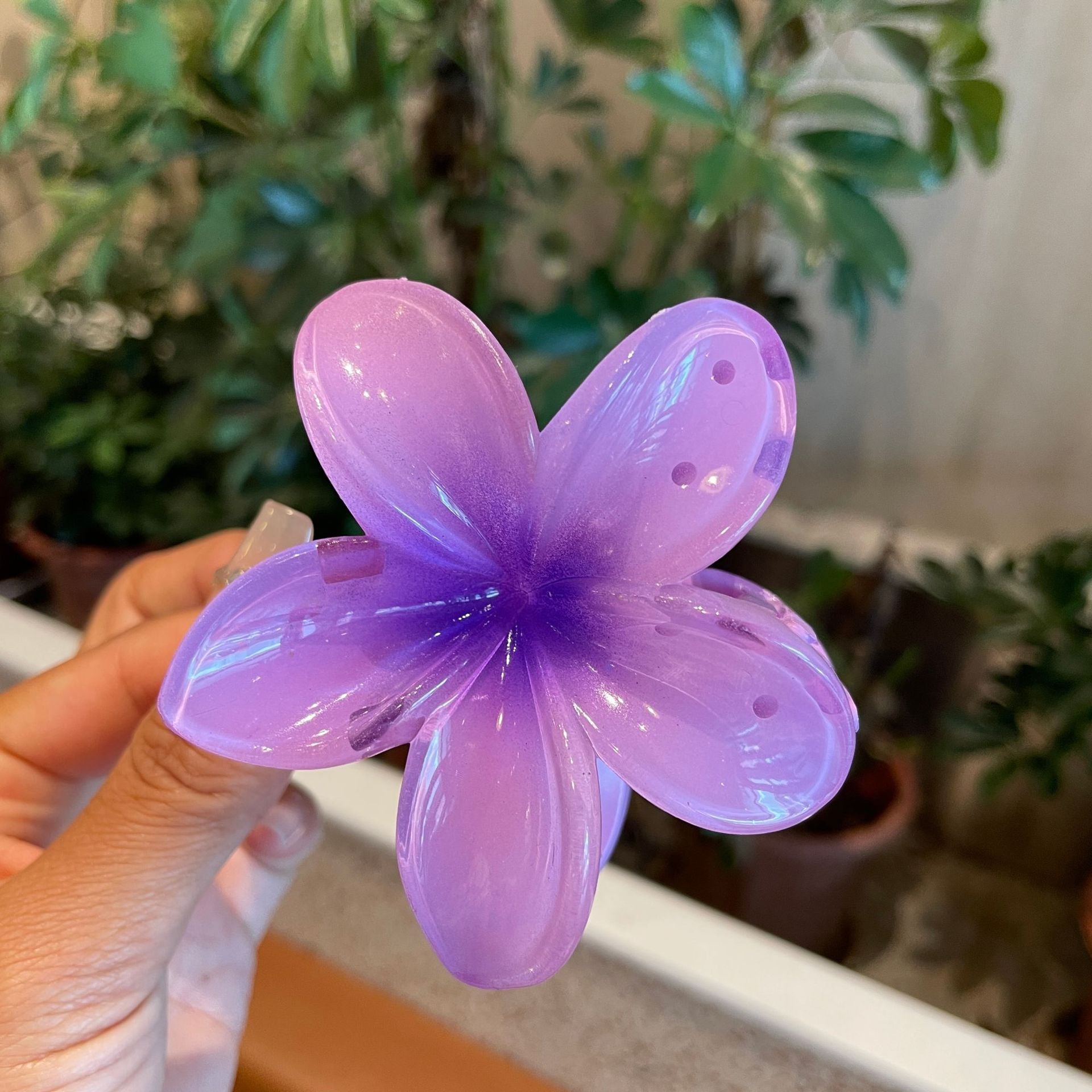 Flower Barrettes Women's Colorful Updo Gadget Hair Accessories