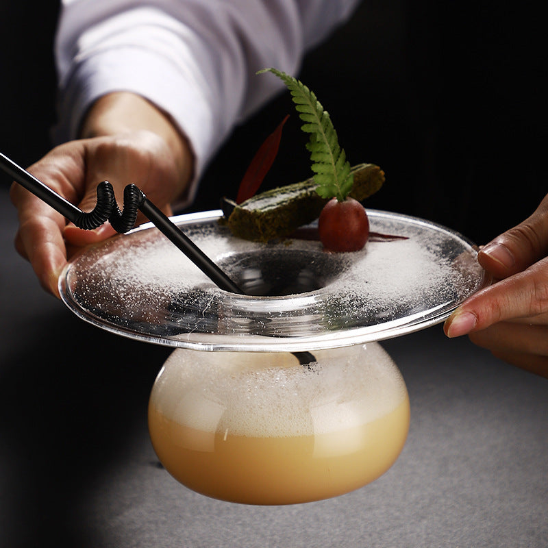 Creative Coupette Glass Japanese Butterfly