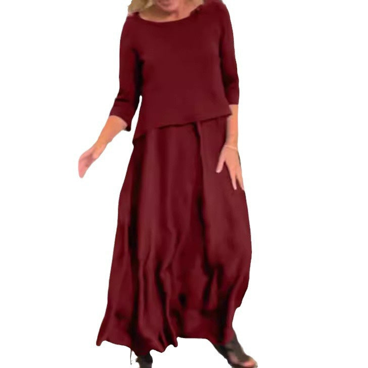 Spring And Summer Women's Clothing Amazon Cross-border 2-piece Set