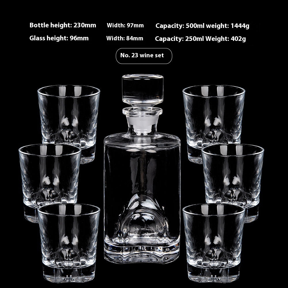 Creative Whiskey Liquor Glass Suit