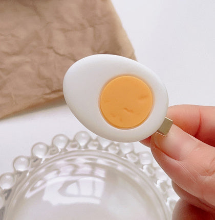 Fashion Creative Half Peeled Orange Hairpin