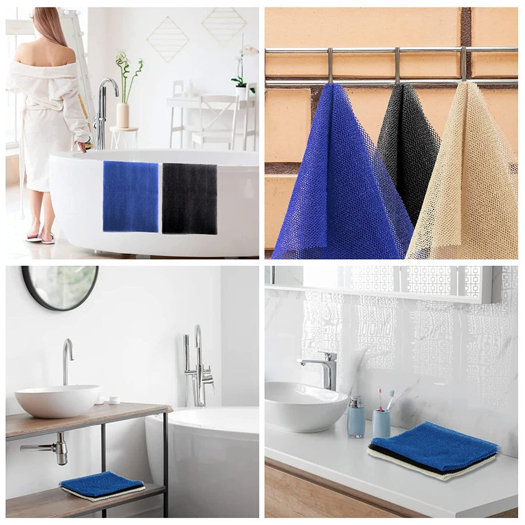 Bath Back Rub Decontamination African Nylon Bath Towel