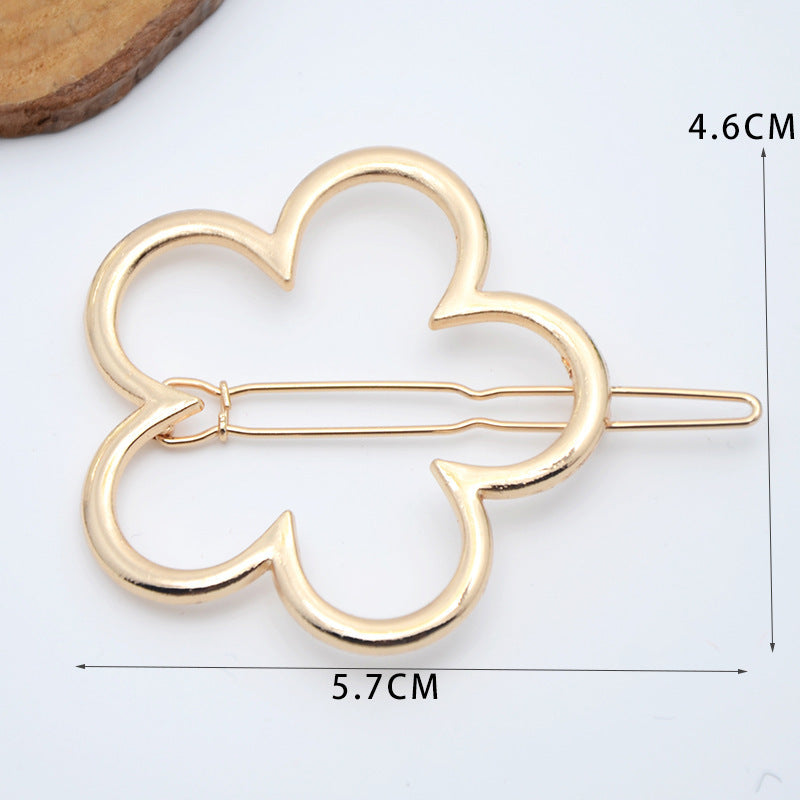 Cupid Heart-shaped Five-pointed Alloy Hair Accessories