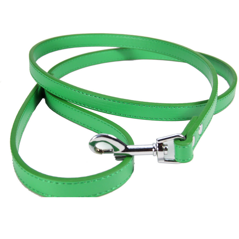 Pet Leash Cat PU Leather Dog Chain