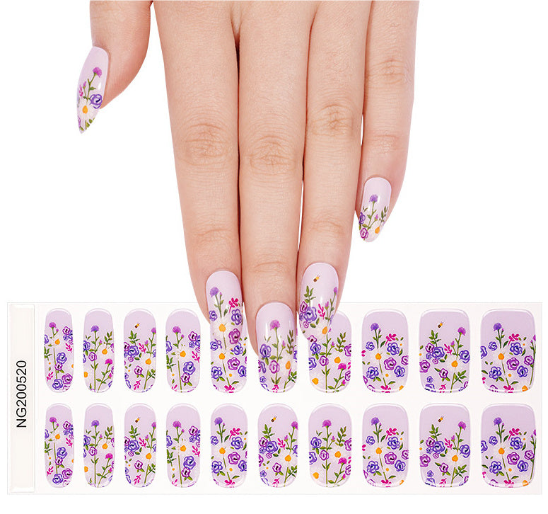 Fashion Gel Light Nail Stickers