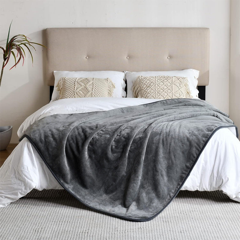 Pet Waterproof Flannel Sherpa Thickened Dog Blanket Cat Mat