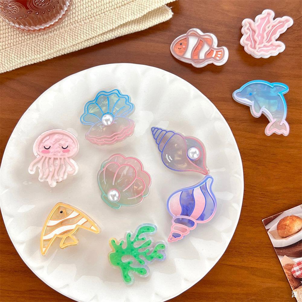 Cute Cartoon Ocean Series Barrettes Girly Heart