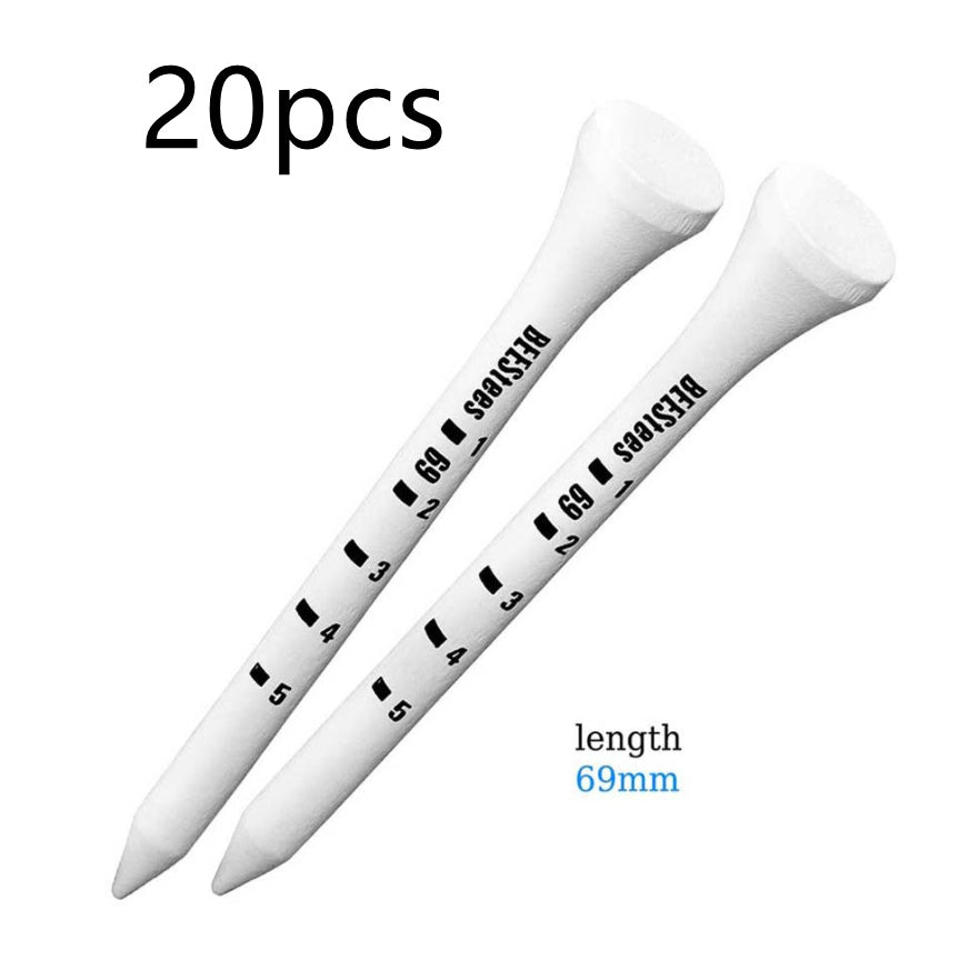 Golf Ball Nail Original Wooden Scale Ball Tee Golf Tee Printing Digital Scale