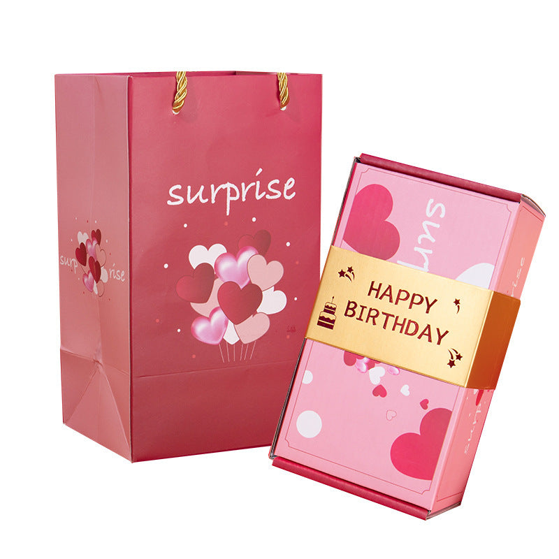 Surprise Box Gift Box Explosion Gift Box Surprise Bounce Box Diy Folding Paper Box Money Box Birthday Christmas Anniversary Gift