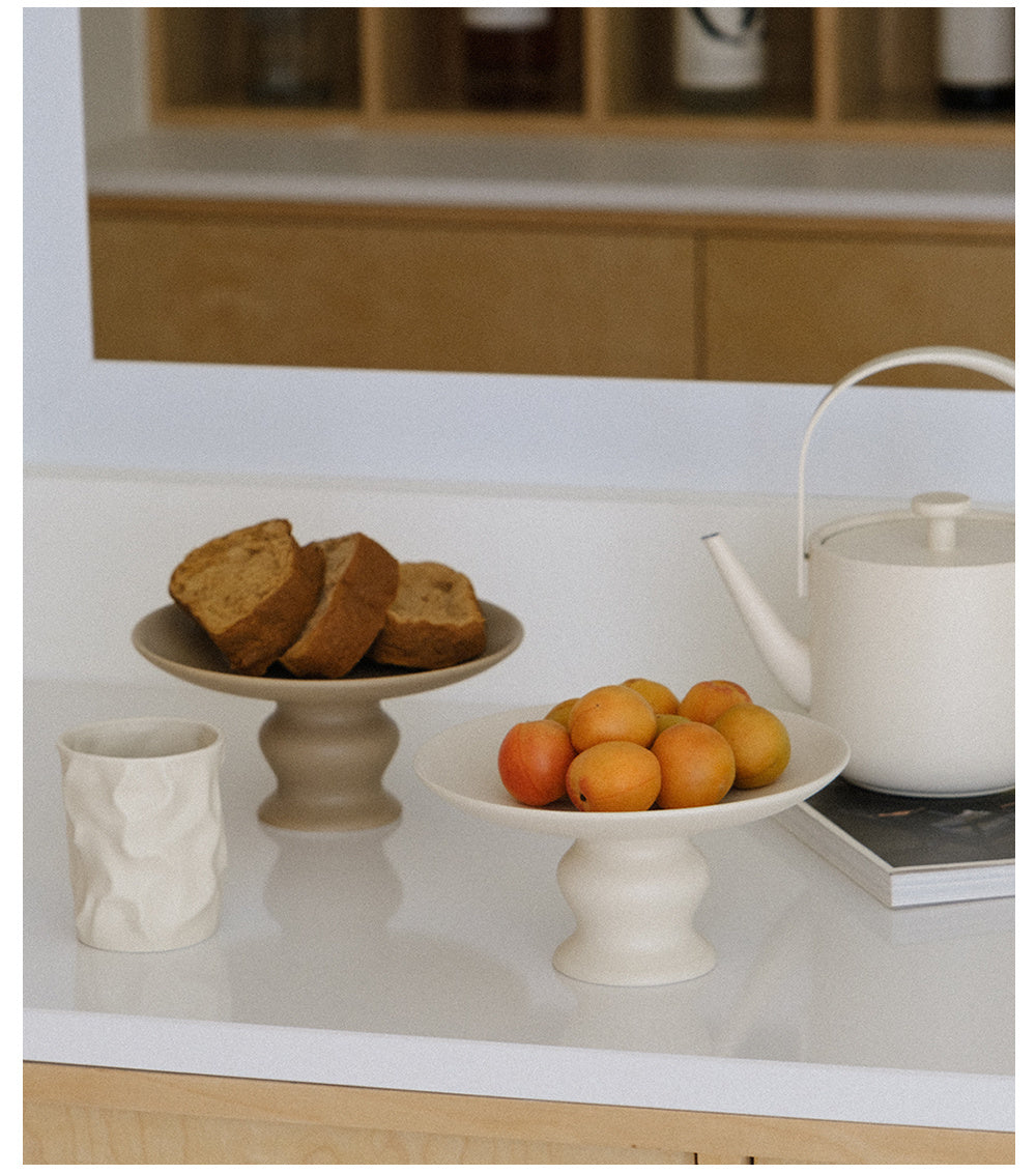 Ceramic Goblet Fruit Tray Decoration Ornaments