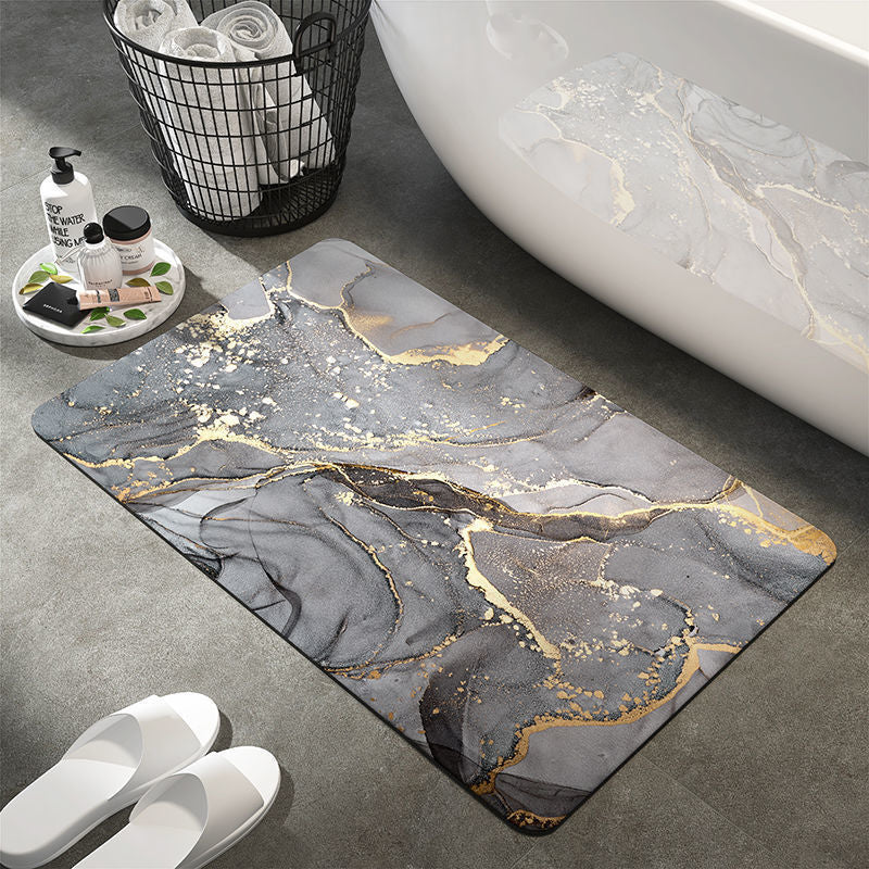 Diatom Ooze Bathroom Absorbent Non-slip Floor Mat