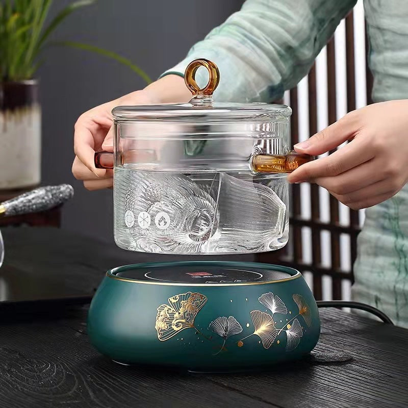 Stew Household Transparent Glass Stew-pan