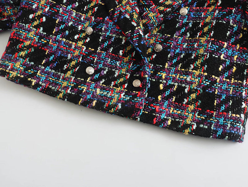 Women's Small Fragrance Texture Short Suit Jacket