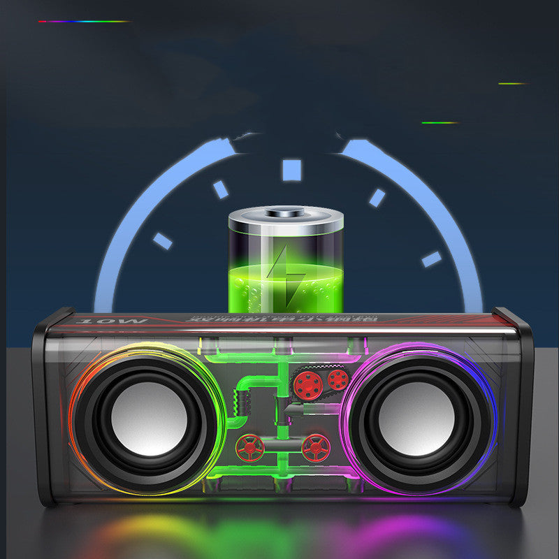 Bluetooth Speaker Transparent Mecha High Power