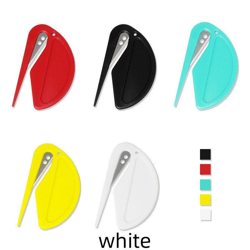 Plastic Mini Letter Opener Paper Cutting Art Knife