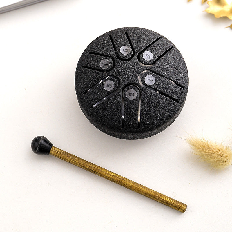 Mini Ethereal Drum 3-inch 6-tone Side Drum Simple Musical Instrument