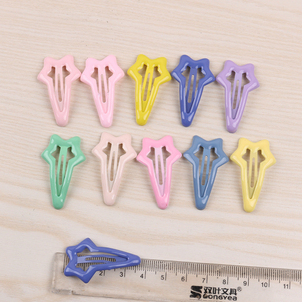 Dopamine Y2g Pentagram Hairpin Candy Color