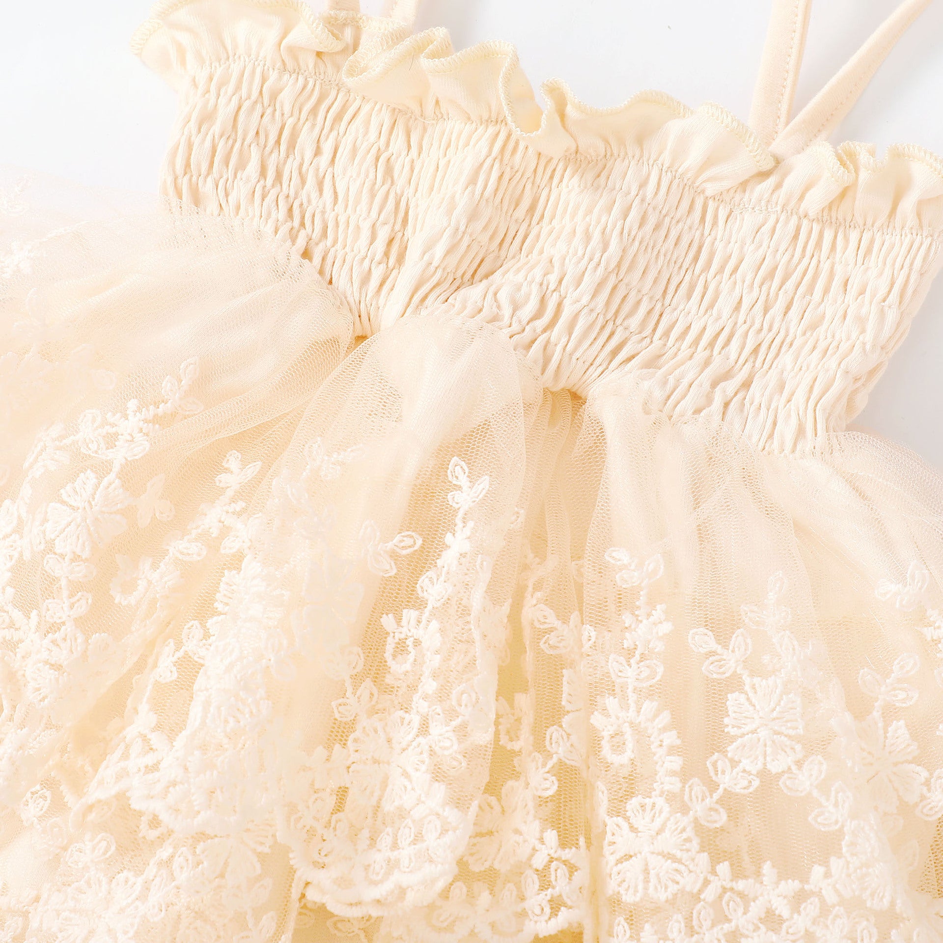 Children's Stitching Lace Yarn Princess Dress