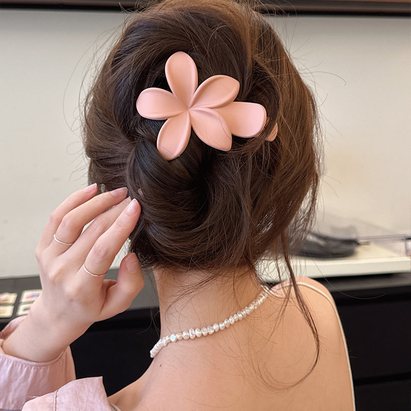 Flower Duckbilled Hair Clip Female Temperament Updo