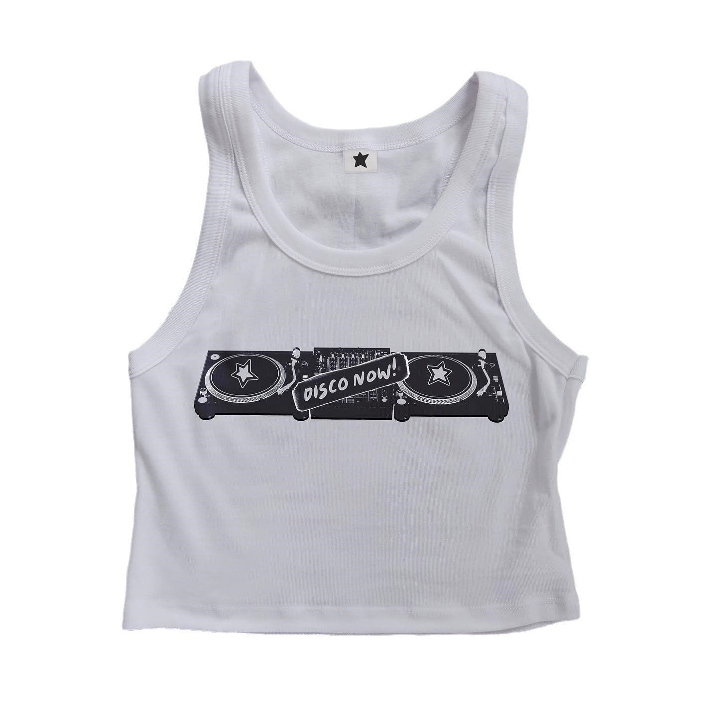 Cherry Print Girl Baby T-shirt Street Sleeveless