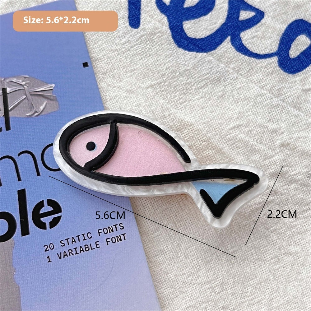 Cute Cartoon Ocean Series Barrettes Girly Heart