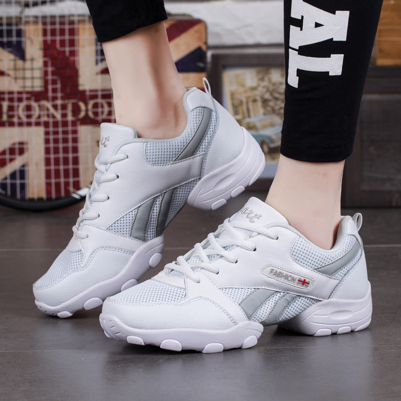 Breathable square dance shoes