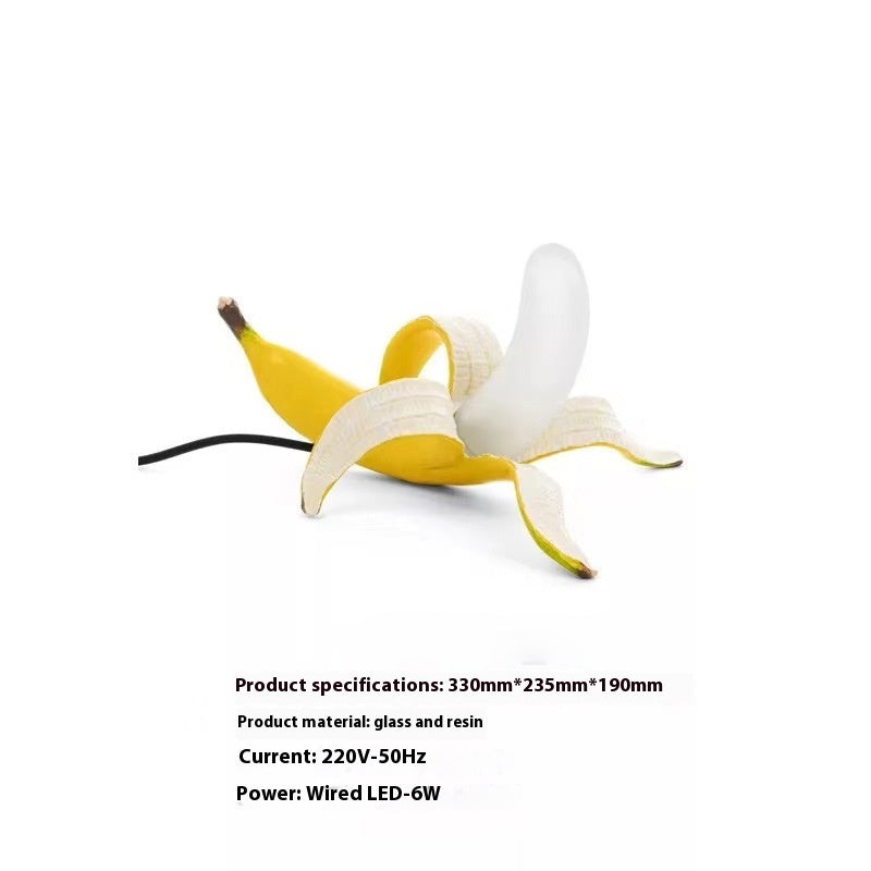 Banana Creative Bedroom Simple Table Lamp