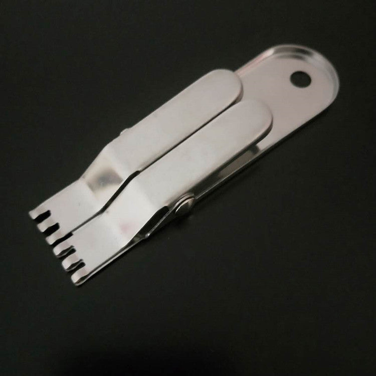 Earthworm Red Worm Live Maggots Hook Clip Stainless Steel Bait