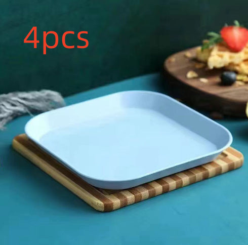 Household Wheat Straw With Base Bone Dish