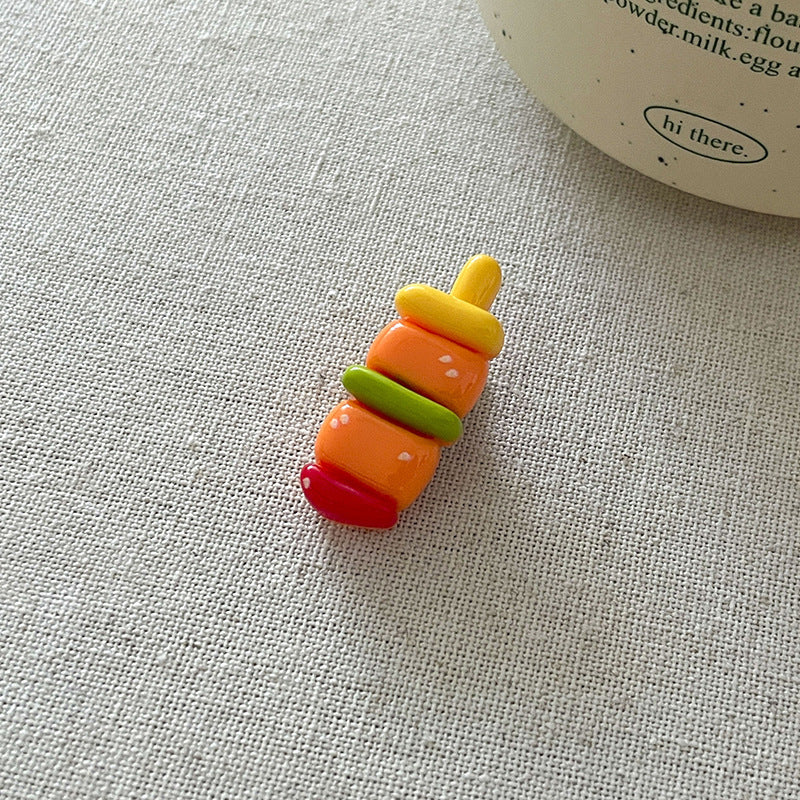 Creative Food Barrettes Seafood Funny